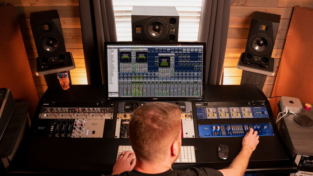 ISA C8X in a rack on a desk